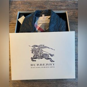 Rare/Discontinued Burberry Brit Moto Jacket.  UK Size 14- Like new!